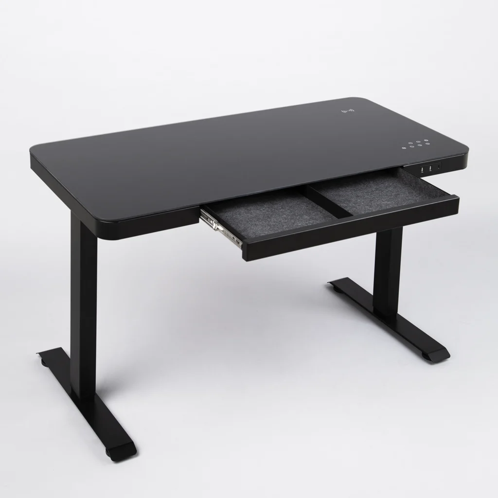 Sayoasis minimalist office ideas touchscreen standing desk